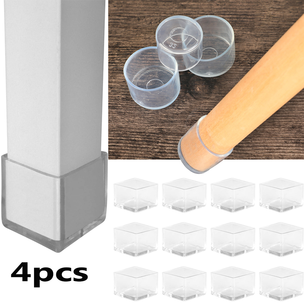4pcs/set Chair Table Foot Caps - Outdoor Furniture Leg Protectors のレビューと価格