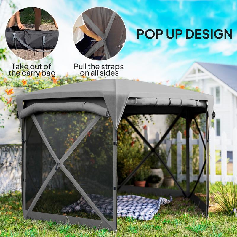 11 x 11ft Pop Up Gazebo Screen - Gazebo Pop Up のレビューと価格